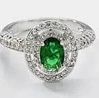 LUOTEEMI Wholesale New Arrival Fashion Women Luxury Wedding Engagement Bridal Oval Cubic Zirconia Ring