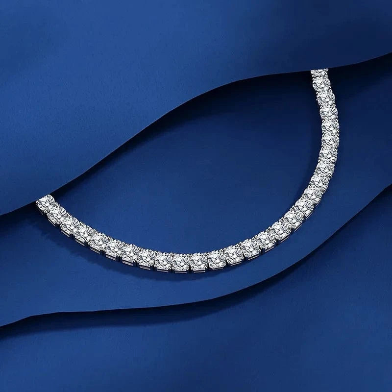 Luxury 2.5-5mm Moissanite Diamond Tennis Bracelet Women Moissanite Bracelet Men Moissanite Jewelry 925 Silver Jewelry