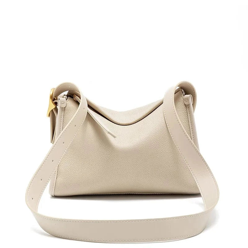 Luxury Cowhide Genuine Leather Ladies Crossbody Shoulder Bag Women Wholesale Simple Fashion Soft Cowhide Women's Bag