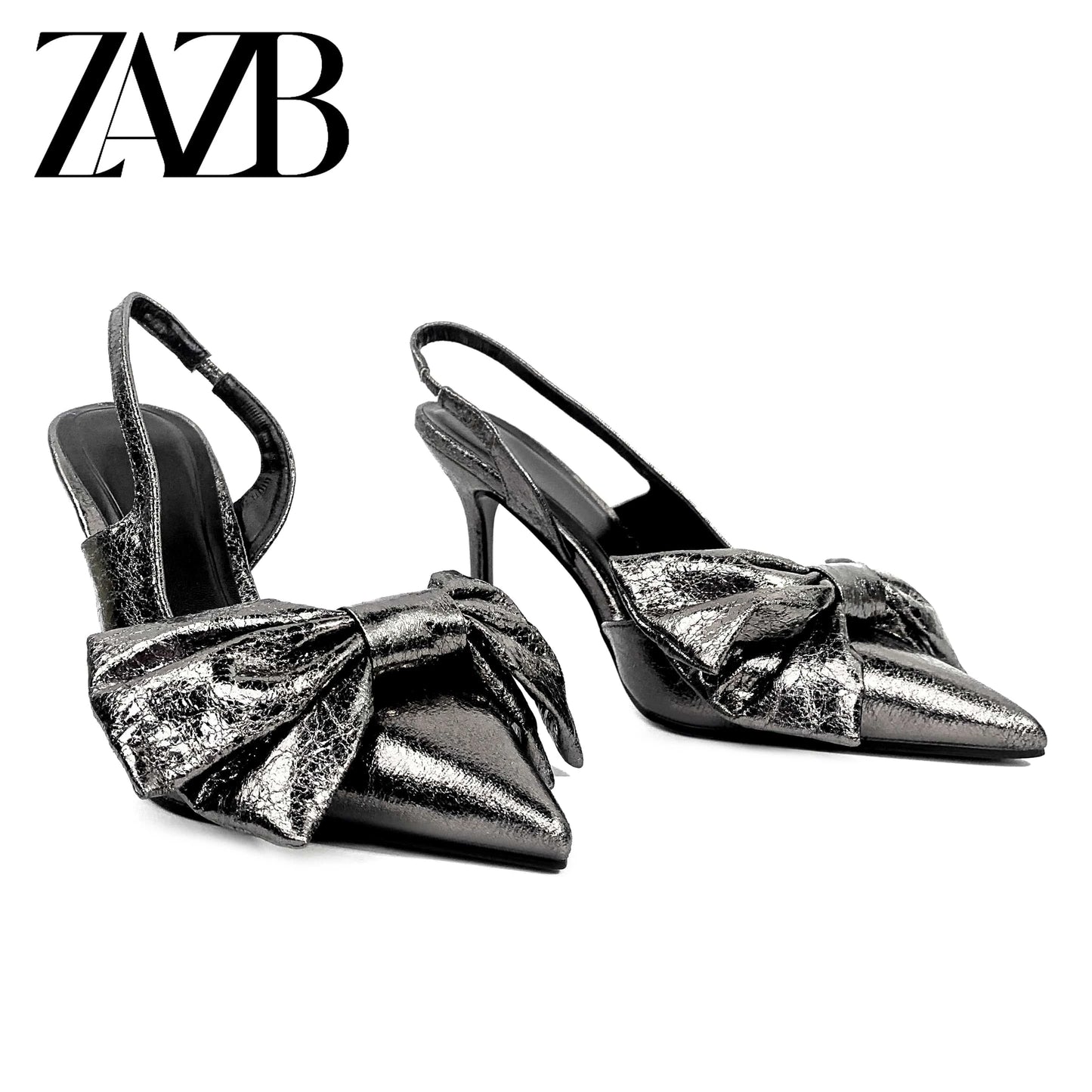Luxury customized shiny bow designer sandals for women and women fashion high heel sandals for women comfort