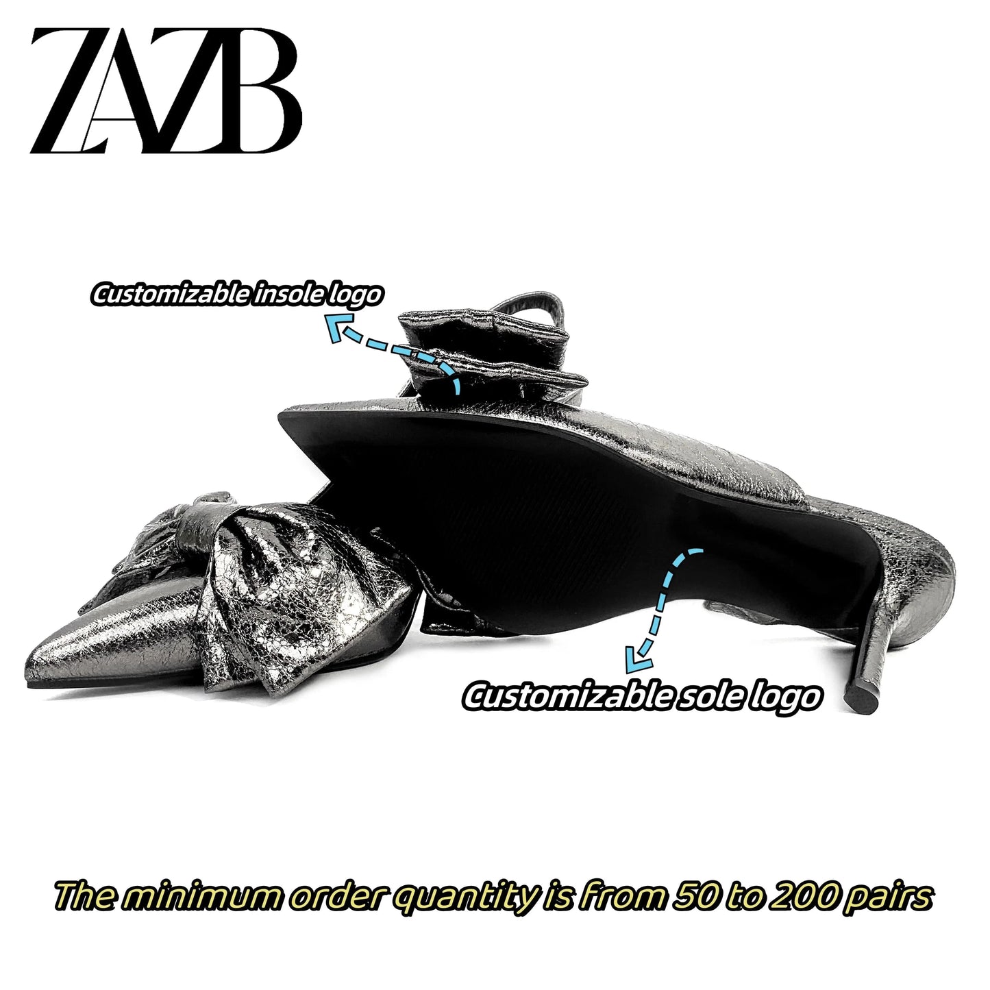 Luxury customized shiny bow designer sandals for women and women fashion high heel sandals for women comfort