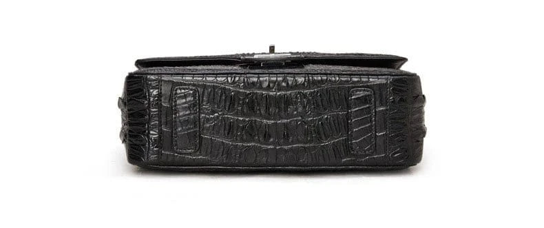 Luxury Designer Classic Modern Women Luxury Genuine Crocodile Leather Crossbody Shoulder Flap Bags Handbag Famous Brand Purse
