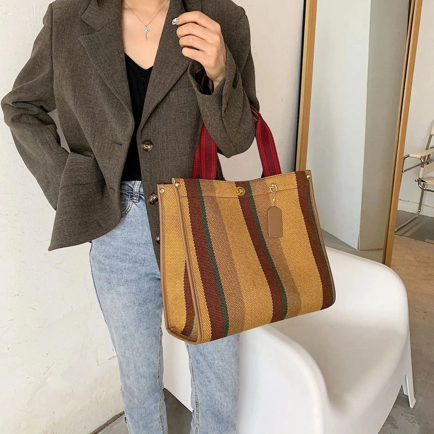 Luxury Designer Women's Tote Handbag