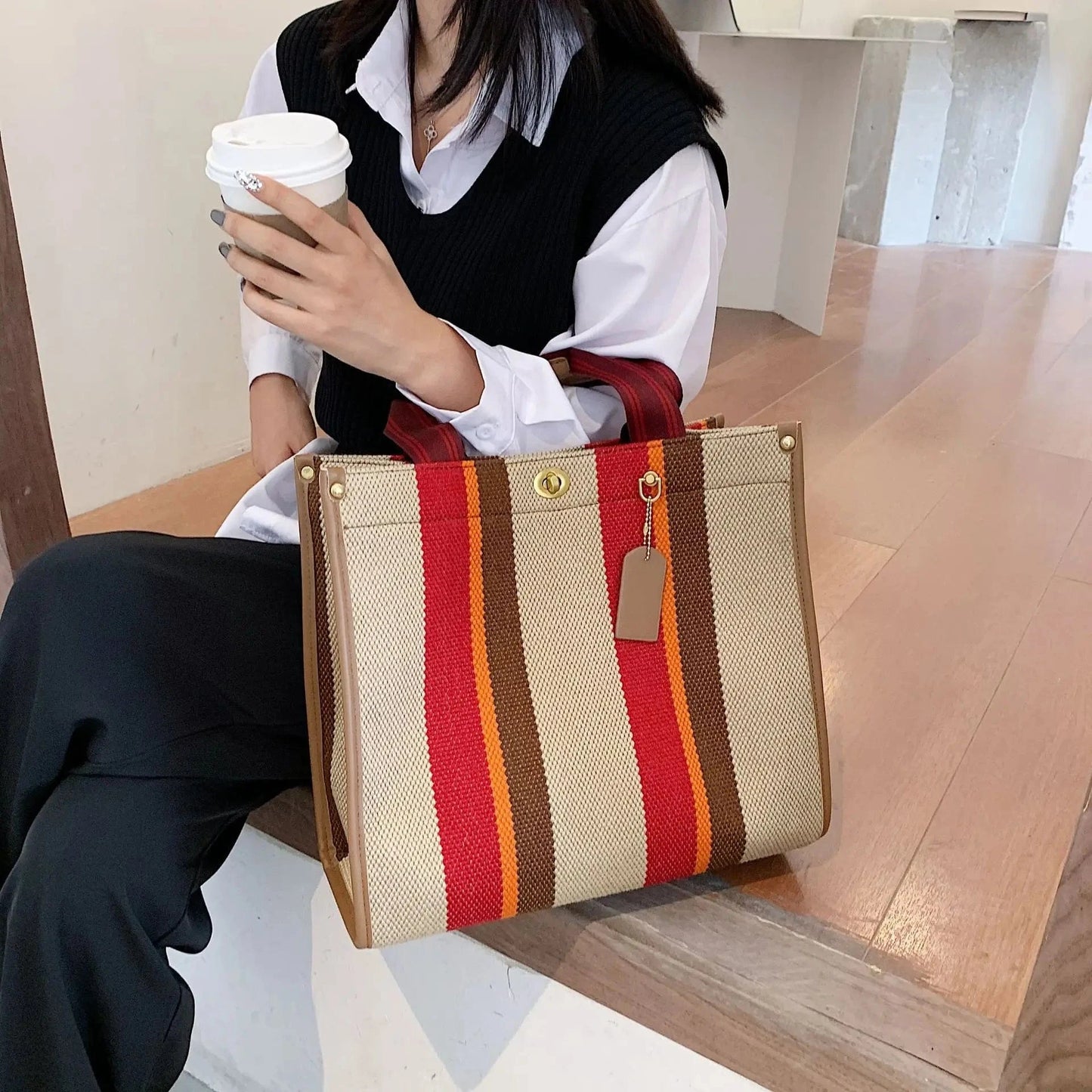 Luxury Designer Women's Tote Handbag