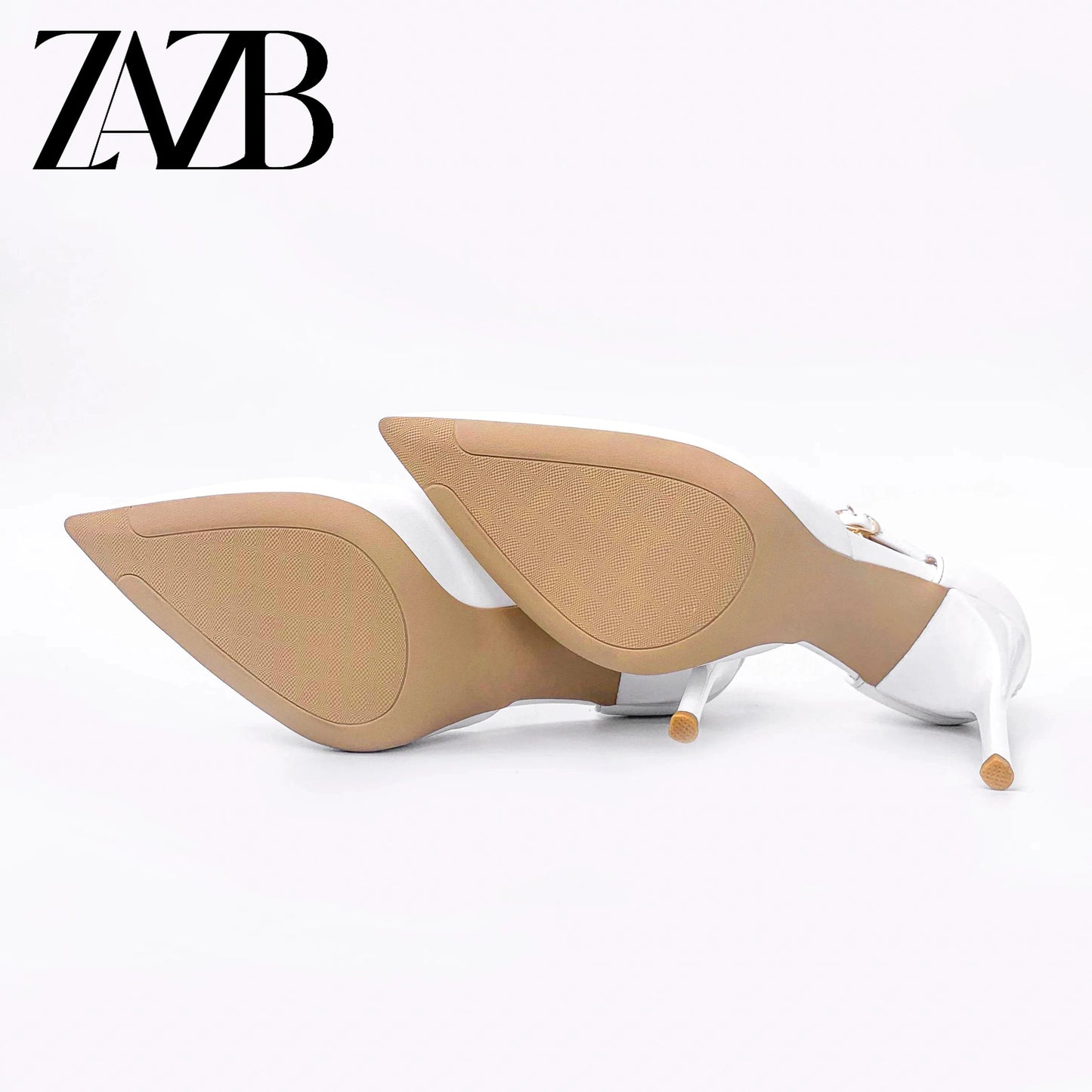 luxury dress wedding bridal pointed end ladies high heel shoes women sandal office stiletto fashion Metal Chain heels designer