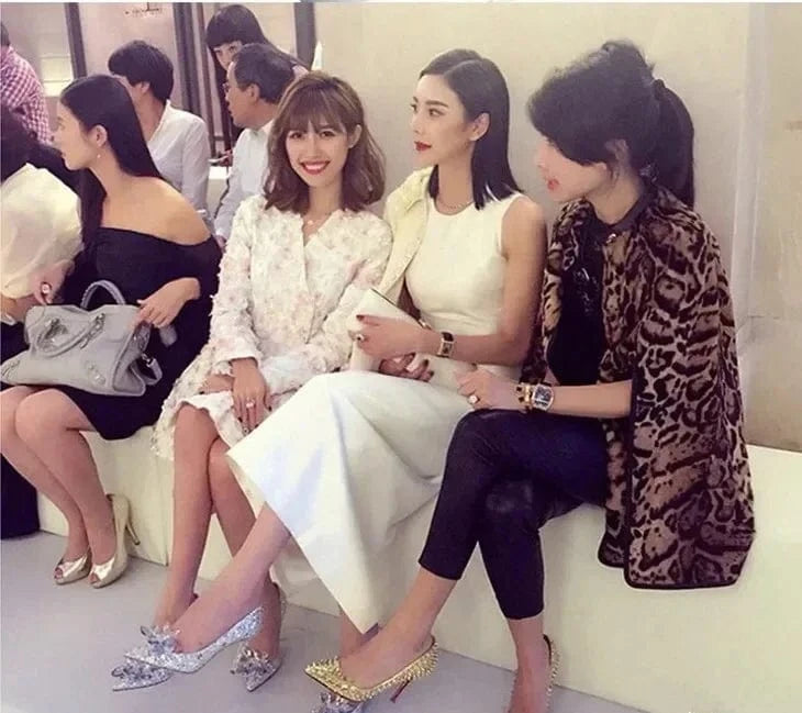 Luxury Handmade Cinderella Wedding Shoes Crystal Rhinestone 9 cm Stiletto Heels Pointed Toe Wedding Shoes