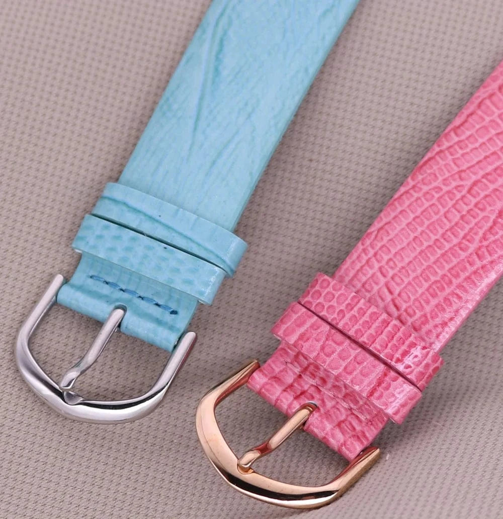 Luxury Unicorn Melissa Women's Watch Rhinestone Crystal Fashion Hour Real Leather Bracelet Clock Girl's Birthday Gift Box