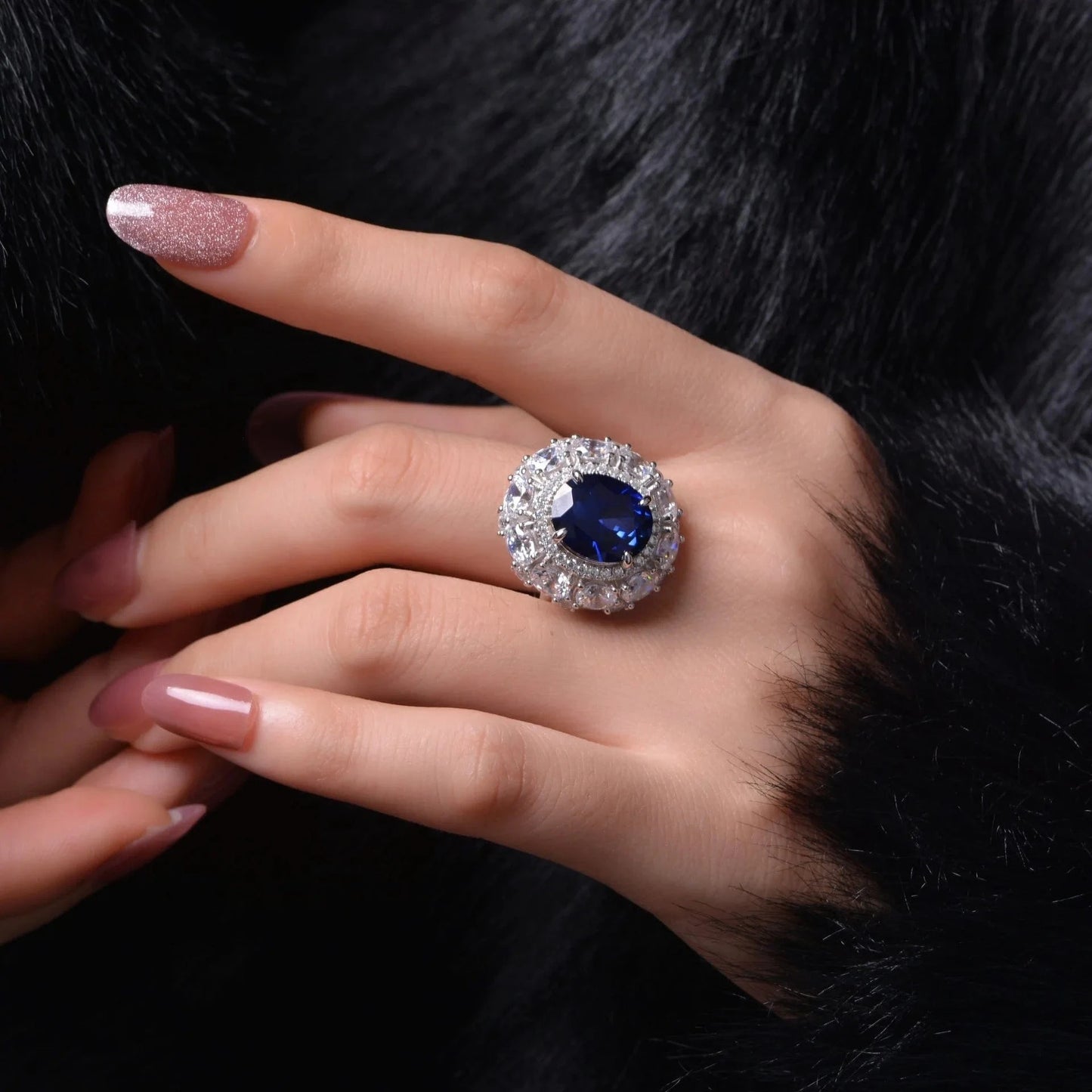 Luxury Vintage Design 925 Silver Ruby Jewelry Sparkling Big 10*12mm Oval Radiant Cut 8A Red CZ Diamond Engagement Rings