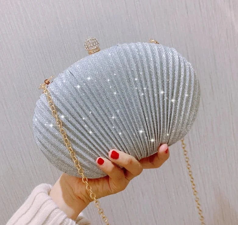 Luxury Women Handbags Designer Elegant Ladies Evening Party Clutches Rhinestone Handbags Shell Female Evening Bags
