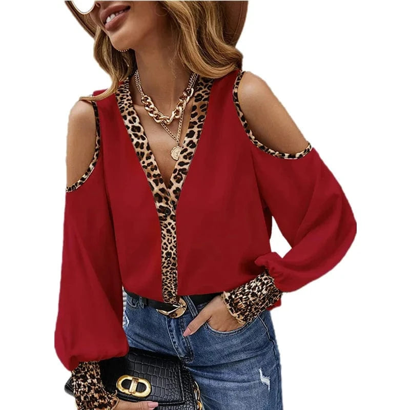M / 3 Women's Tops T-shirt Autumn And Winter New Fine Flash Print O-neck Long Sleeves Pullover Elegant Women Casual 5xl Blouse 2024