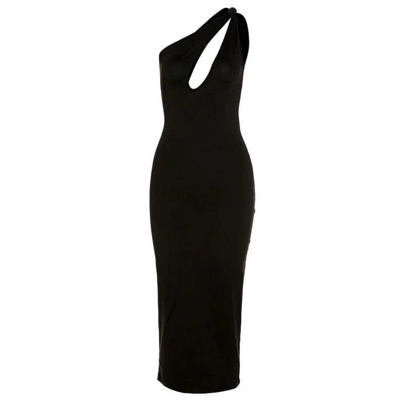 M / Black Women Sexy Elegant Casual Graduation Club Party Dresses Custom Plus Size Lady High Quality Silk Bandage Bodycon Midi Dress