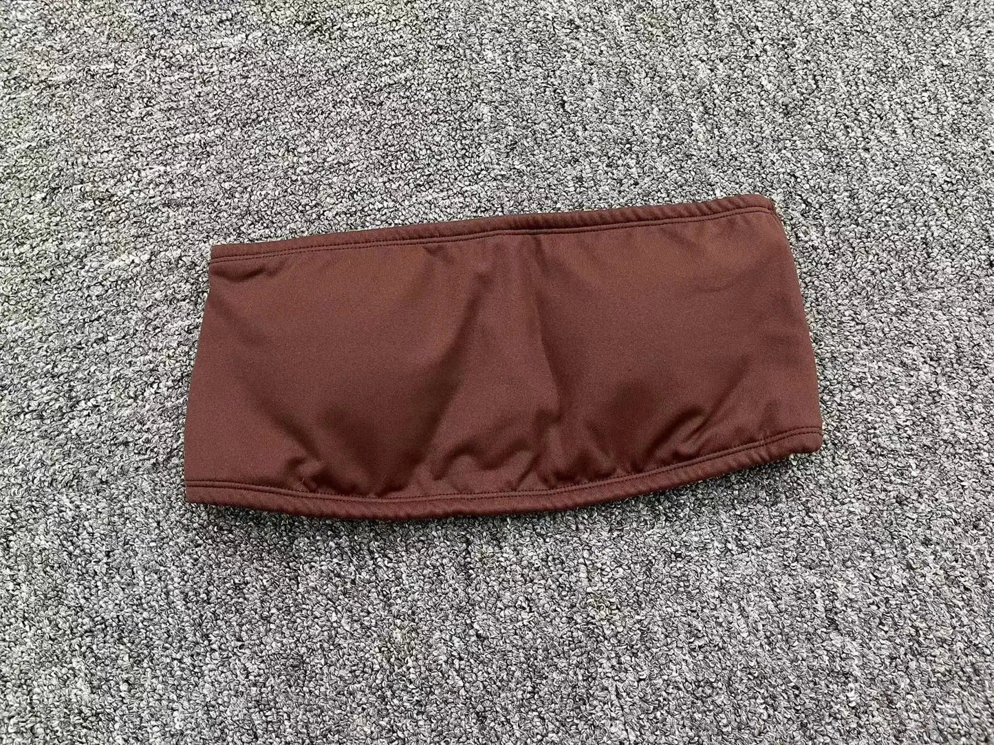 M / Brown 2024 summer boutique usa size fitness gym yoga tube top ladies women tank tops