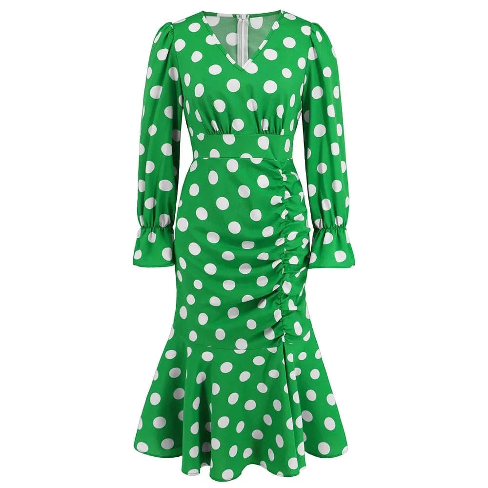 M / Green african dresses for women clothing ladies korean sexy floral dress women's elegant casual dresses
