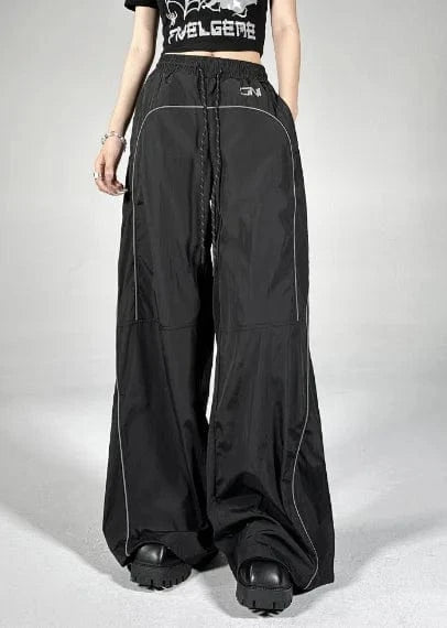 M / Z911ST K21 pants Bomblook Z1011ST 2024 2 Piece Set Long Sleeve Number Lace Crop Tops Loose Pants Suit for Women