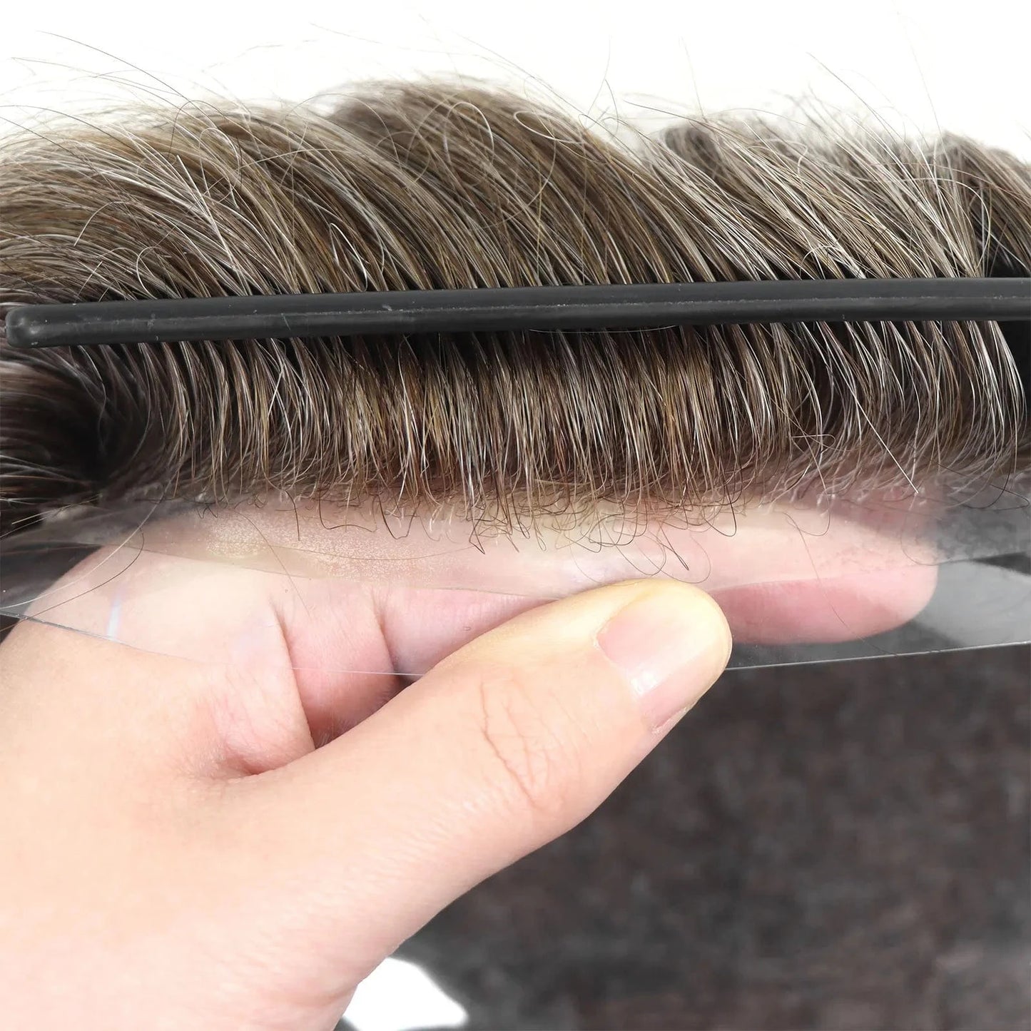 Male Straight Hair Toppers 6 Inches Man Hair Prosthesis Australia Cap Natural Human Hair Wigs For Men Toupee