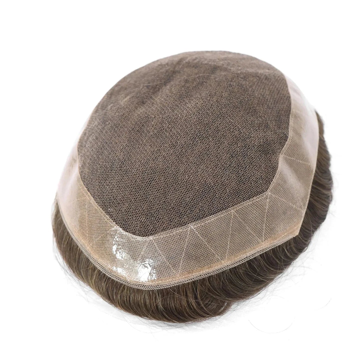 Man Hair Replacement Systems Around Mono Lace Top Cap Precut Men Toupee Natural Human Hair Hairpieces For Male