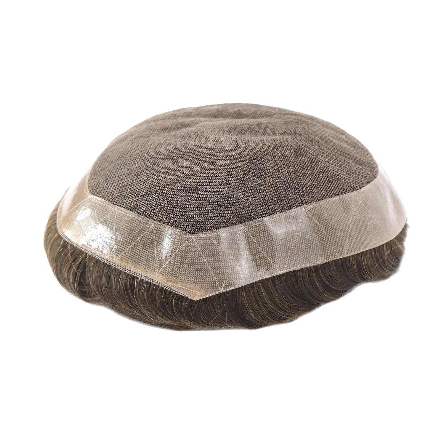 Man Hair Replacement Systems Around Mono Lace Top Cap Precut Men Toupee Natural Human Hair Hairpieces For Male