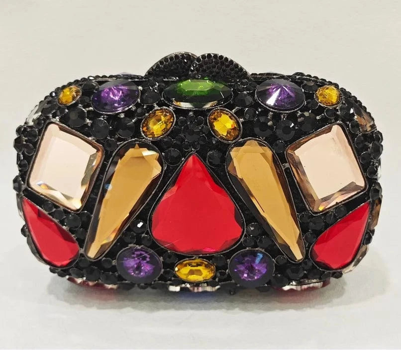 Manufacturer Custom Logo Luxury Diamond Gold Womens Clutches Bridal Wedding Clutch Purse Party Bags Ladies Crystal Evening Bags