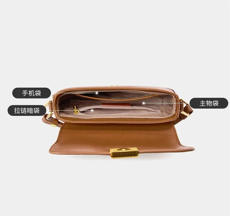 Manufacturers For Customs Vintage Designed Square Women'S Women Crossbody Shoulder Bags Genuine Leather Fashion Trend Handbags