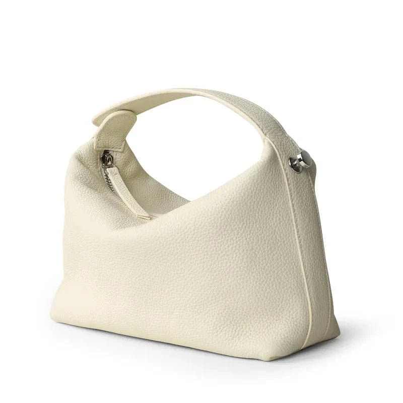 milkshake white Women's Bag Female Luxury Soft Genuine Leather Handbag Lady New Fashion Daily Casual Shoulder Bag Girls Crossbody Messenger Pack