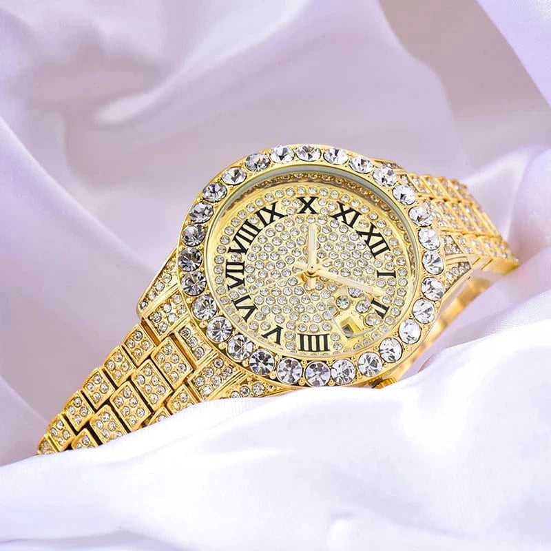 MISSFOX Pink Women Watch Luxury Small Face Elegant Quartz Watches For Ladies Icy Look Party Jewelry Mini Babe So Cute Arm Clock