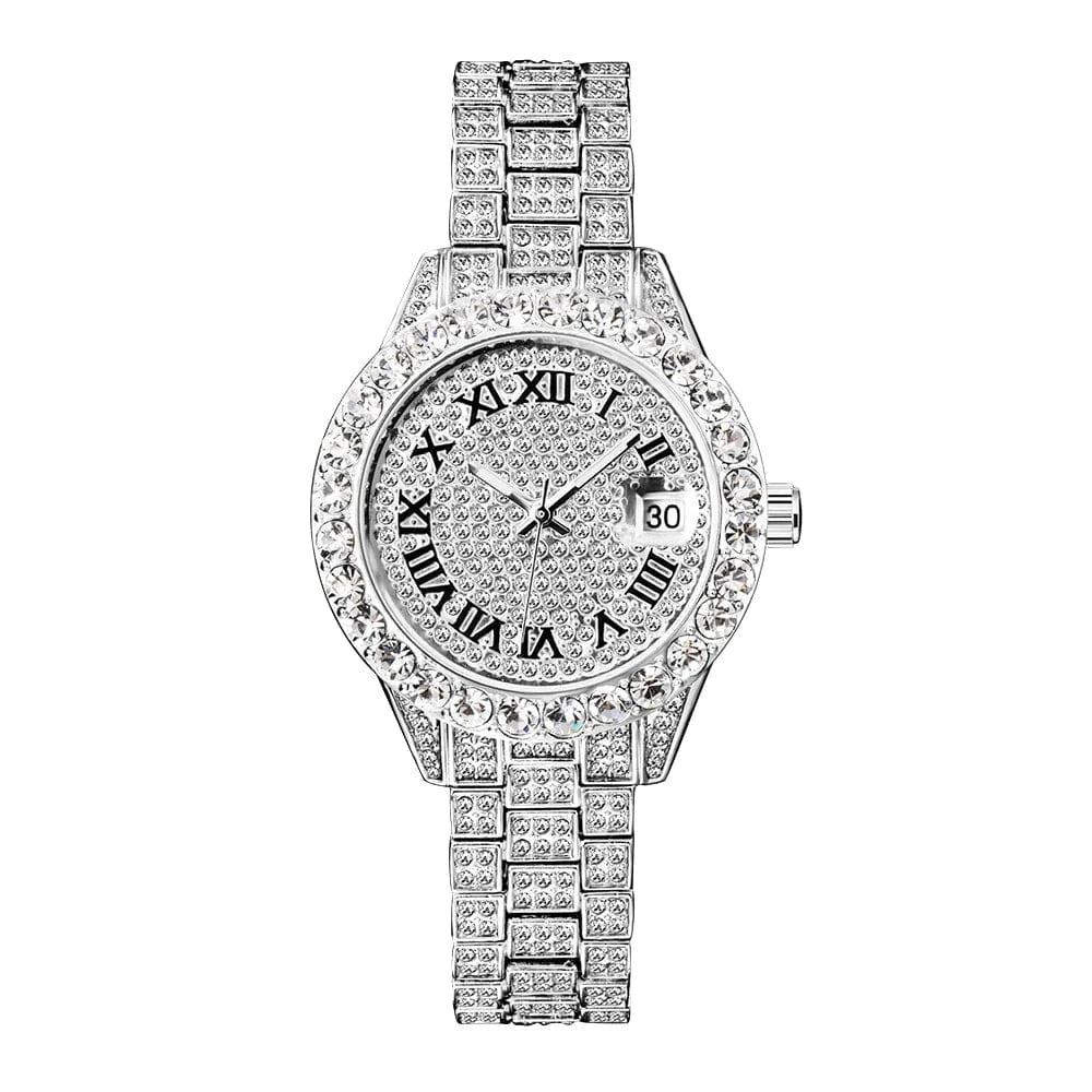 MISSFOX Pink Women Watch Luxury Small Face Elegant Quartz Watches For Ladies Icy Look Party Jewelry Mini Babe So Cute Arm Clock