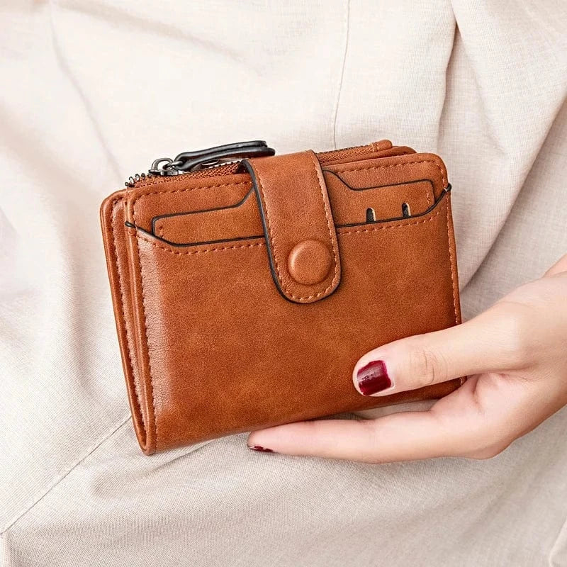 MIYIN 2024 New wallets for women fashionable Short ladies purse Retro Removable card slot coin purse carteras wallet women