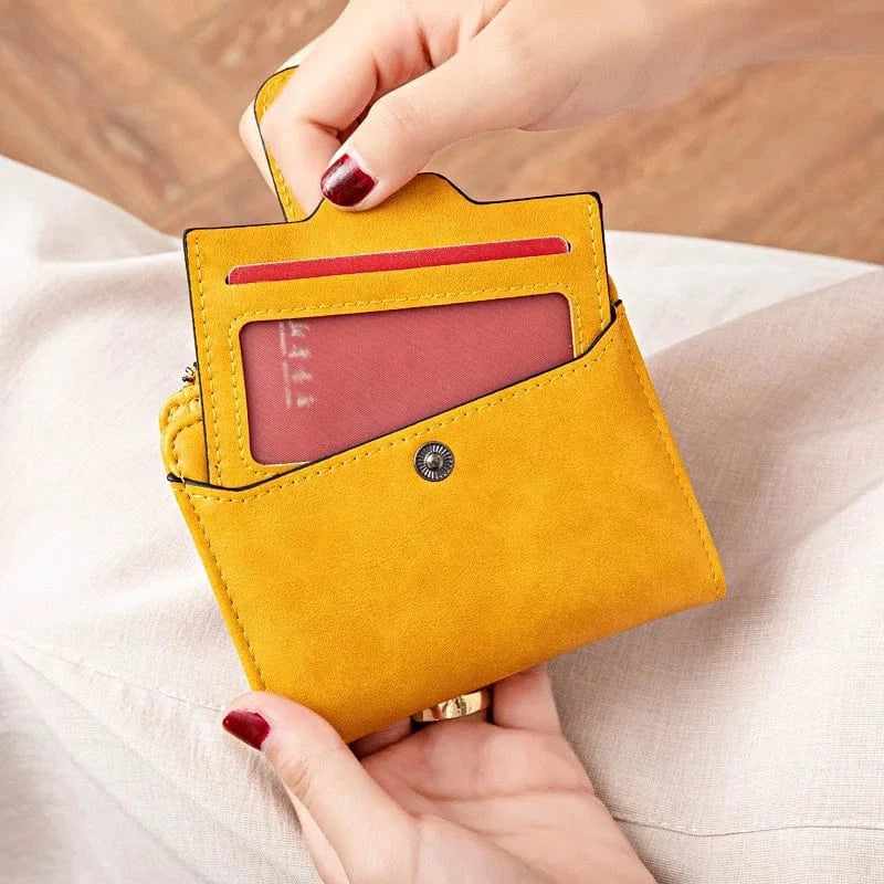 MIYIN 2024 New wallets for women fashionable Short ladies purse Retro Removable card slot coin purse carteras wallet women