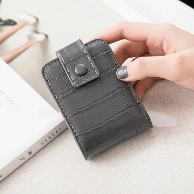MIYIN fashionable Lipstick pack for women PU leather Portable Cosmetic bag storage bag with mirror makeup bag for lady