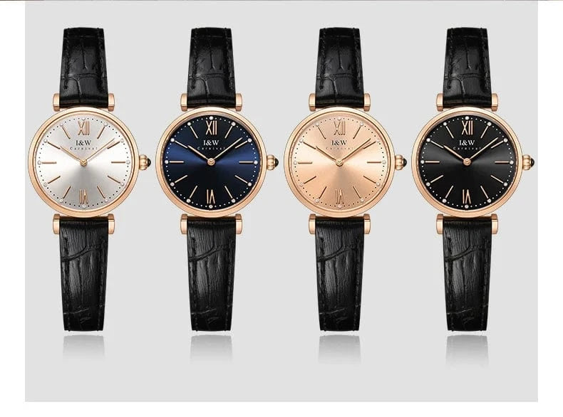 Montres Femmes CARNIVAL Brand Fashion Watches Ladies Luxury Girls Rose Gold Quartz Wrist Watch for Women Waterproof Reloj Mujer