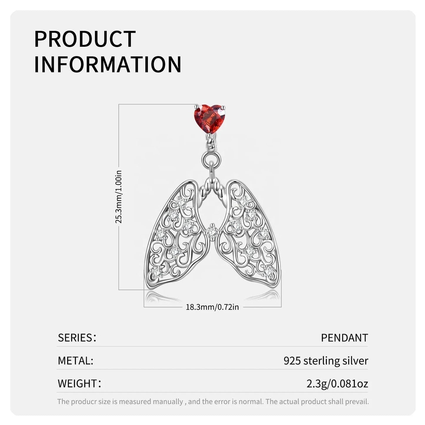 Moon Cat Skull and Lung Heart shape Pendants for Necklace Authentic 925 Sterling Silver Pendant for Women Fine Necklaces jewelry