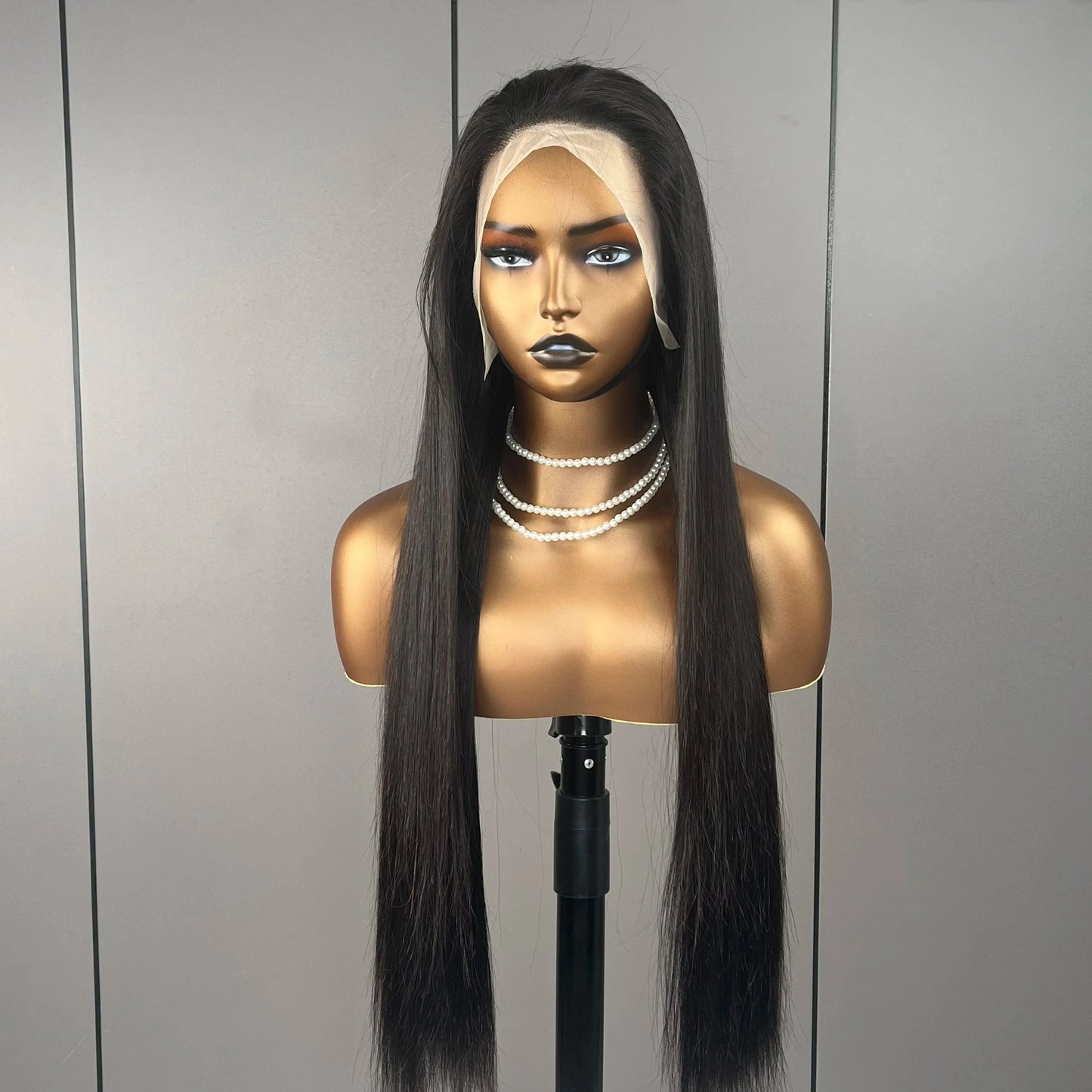 #Natural / 24 Inches Bone Straight Hd Brazilian Full Lace Frontal Wig Natural Color Human Hair Lace Front Wigs With Baby Hair