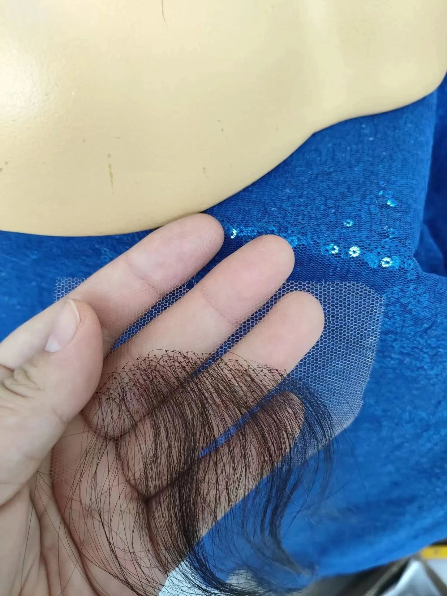 Natural color / 6 Inches Amara Hair summer new popular human hair pre-plucked front wig plucked clip in bangs clip in bang hair extensions fast ship in s
