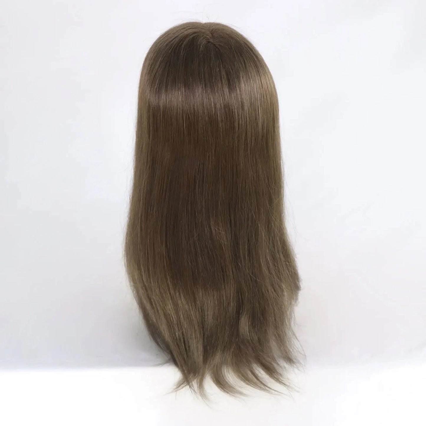 Natural Looking Hairline Male Hair Patch 16 Inches 4# Brown Natural Human Hair Man Hairpiece Lace Toupee For Men