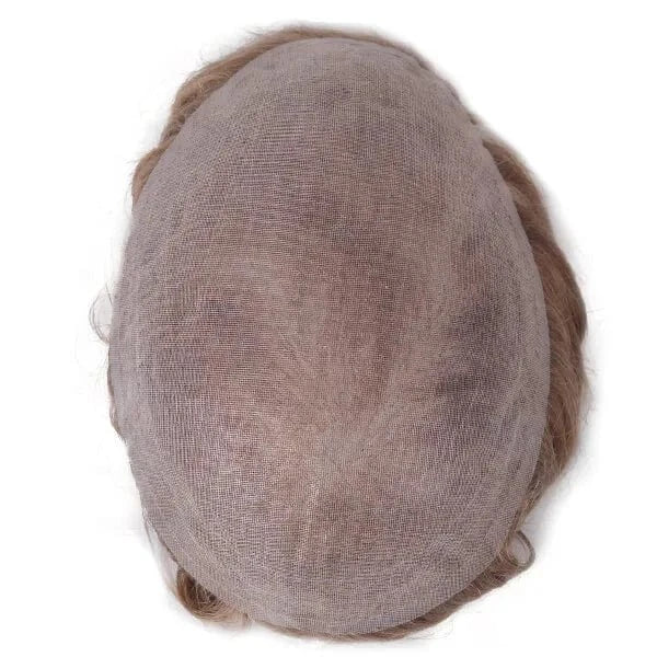 NCON stock fine mono natural hairline men human hair toupee systems