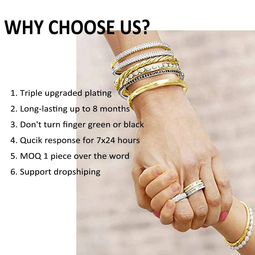 Necklaces and Earrings Silver Gold Tone Jewelry Sets Birthday Anniversary Jewelry Gifts for Women Mom Wife Sister Best Friend