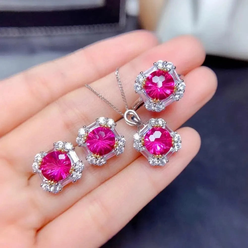 Necklaces and Earrings Silver Gold Tone Jewelry Sets Birthday Anniversary Jewelry Gifts for Women Mom Wife Sister Best Friend