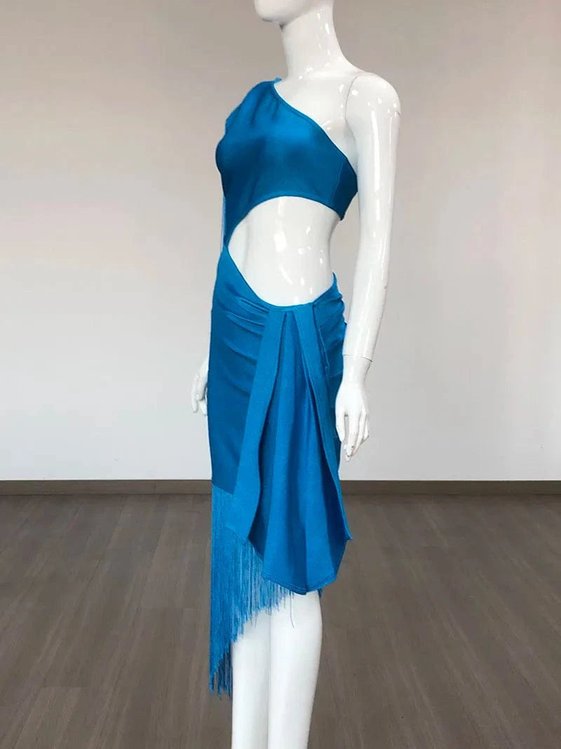 New Arrival 2024 Women's Clothes Bodycon Dress One Shoulder Bandage Party Evening Prom Dresses