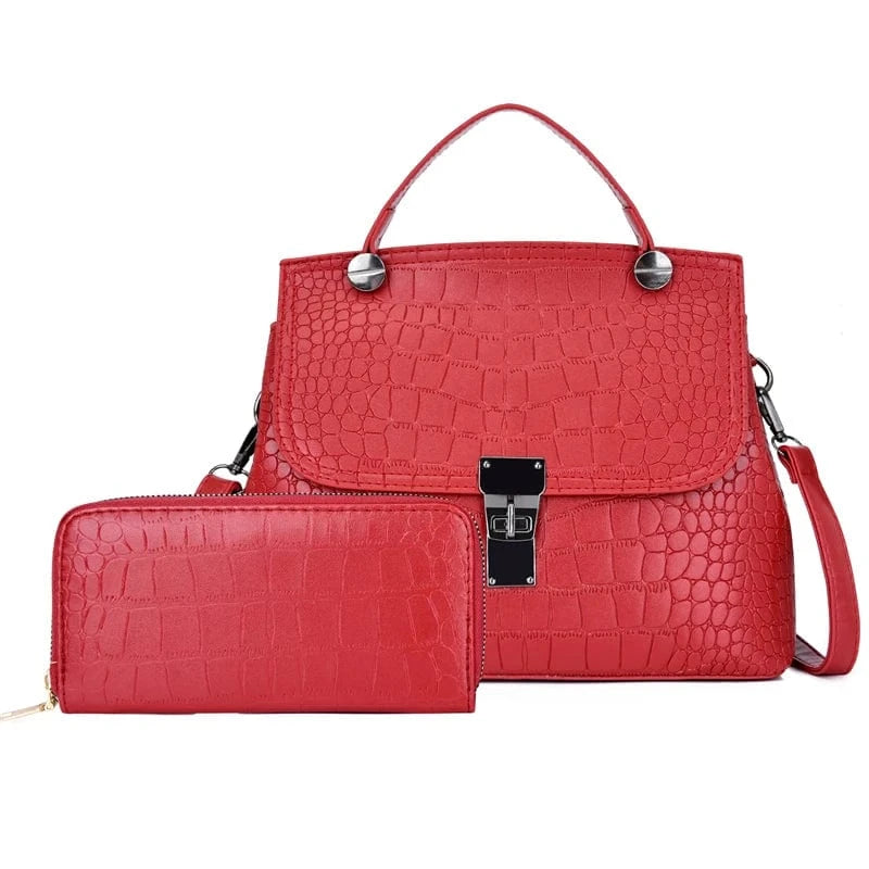 New Arrival Designer Women Purses Bags Handbags 2 in 1 Handbag Set Fashion Shoulder Bags For Lady