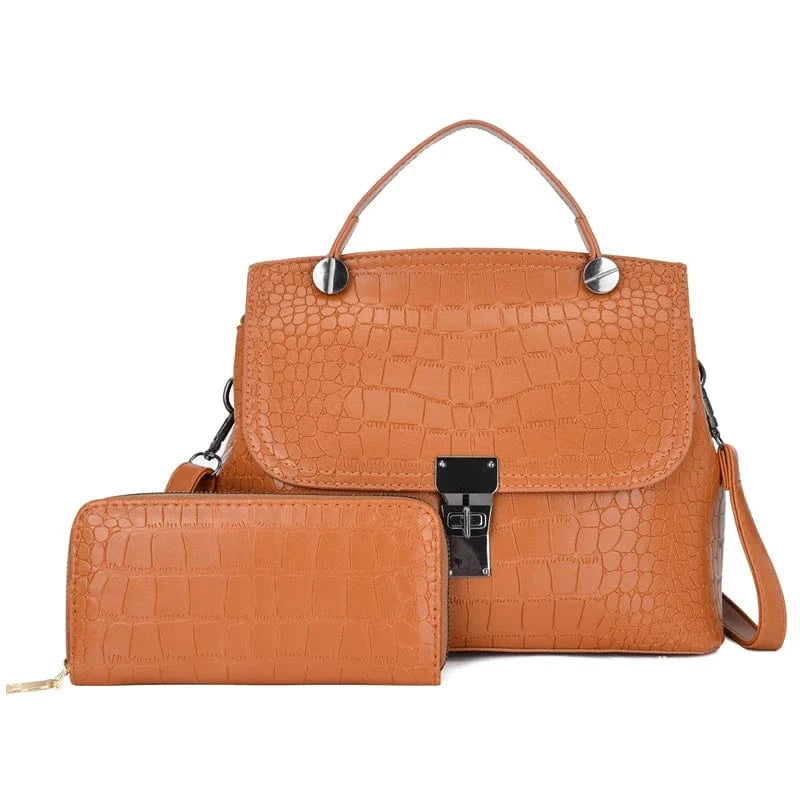 New Arrival Designer Women Purses Bags Handbags 2 in 1 Handbag Set Fashion Shoulder Bags For Lady