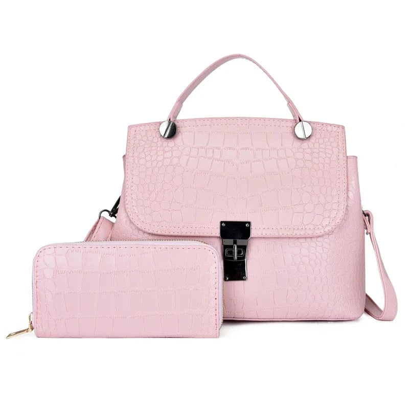 New Arrival Designer Women Purses Bags Handbags 2 in 1 Handbag Set Fashion Shoulder Bags For Lady