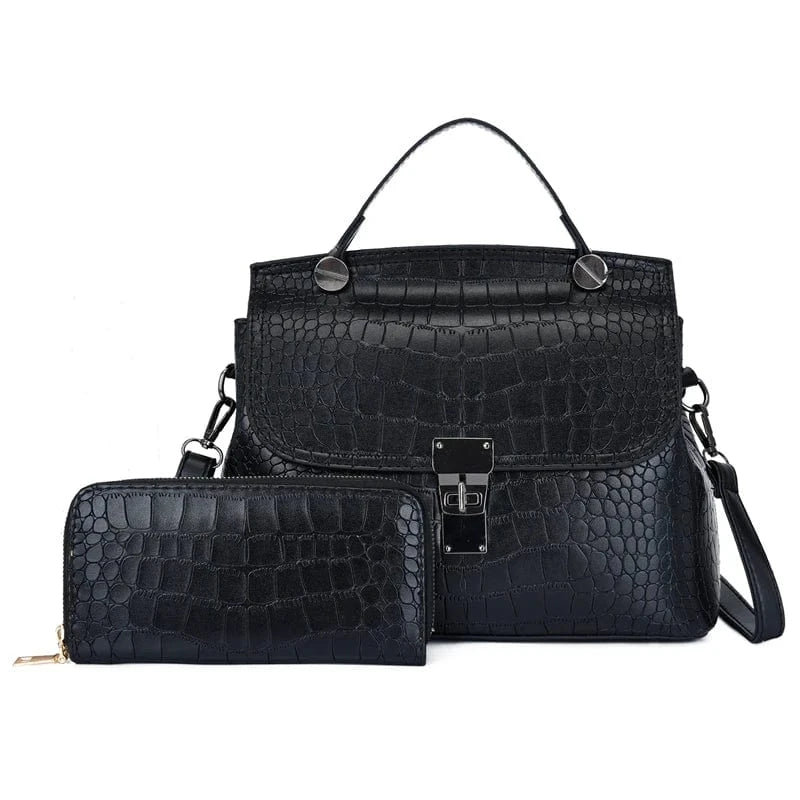 New Arrival Designer Women Purses Bags Handbags 2 in 1 Handbag Set Fashion Shoulder Bags For Lady