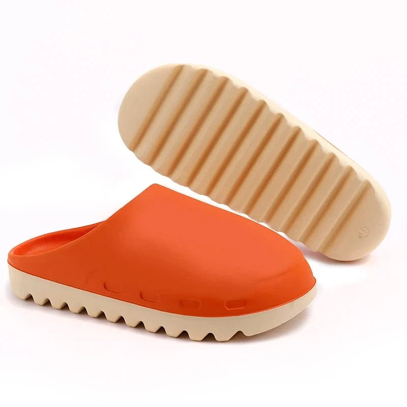 New arrival light weight safety toe women garden clogs eva casual slides sandals big size 48 49 plus factory customize factory