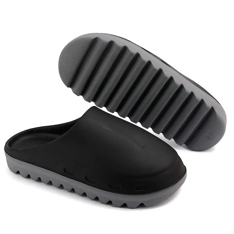 New arrival light weight safety toe women garden clogs eva casual slides sandals big size 48 49 plus factory customize factory