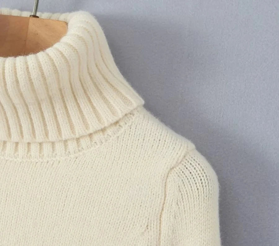 New arrival woman clothing long sleeve winter knitted sweater fashion 2 piece skirt set