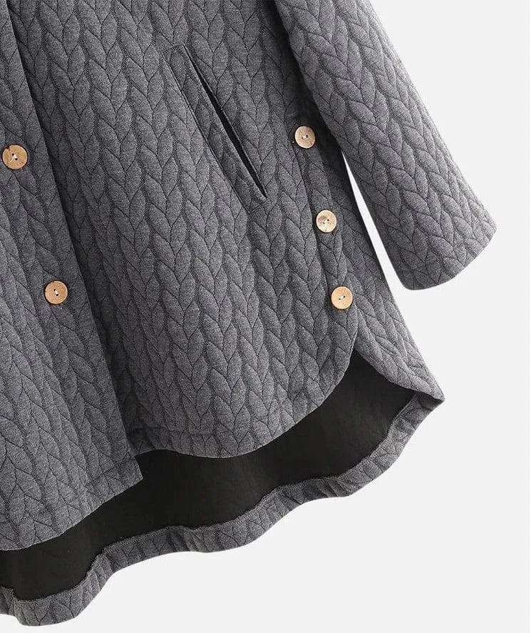 New Arrival Women'S Clothing Asymmetric Hooded Woman Plus Size Long Winter Coat Jacket