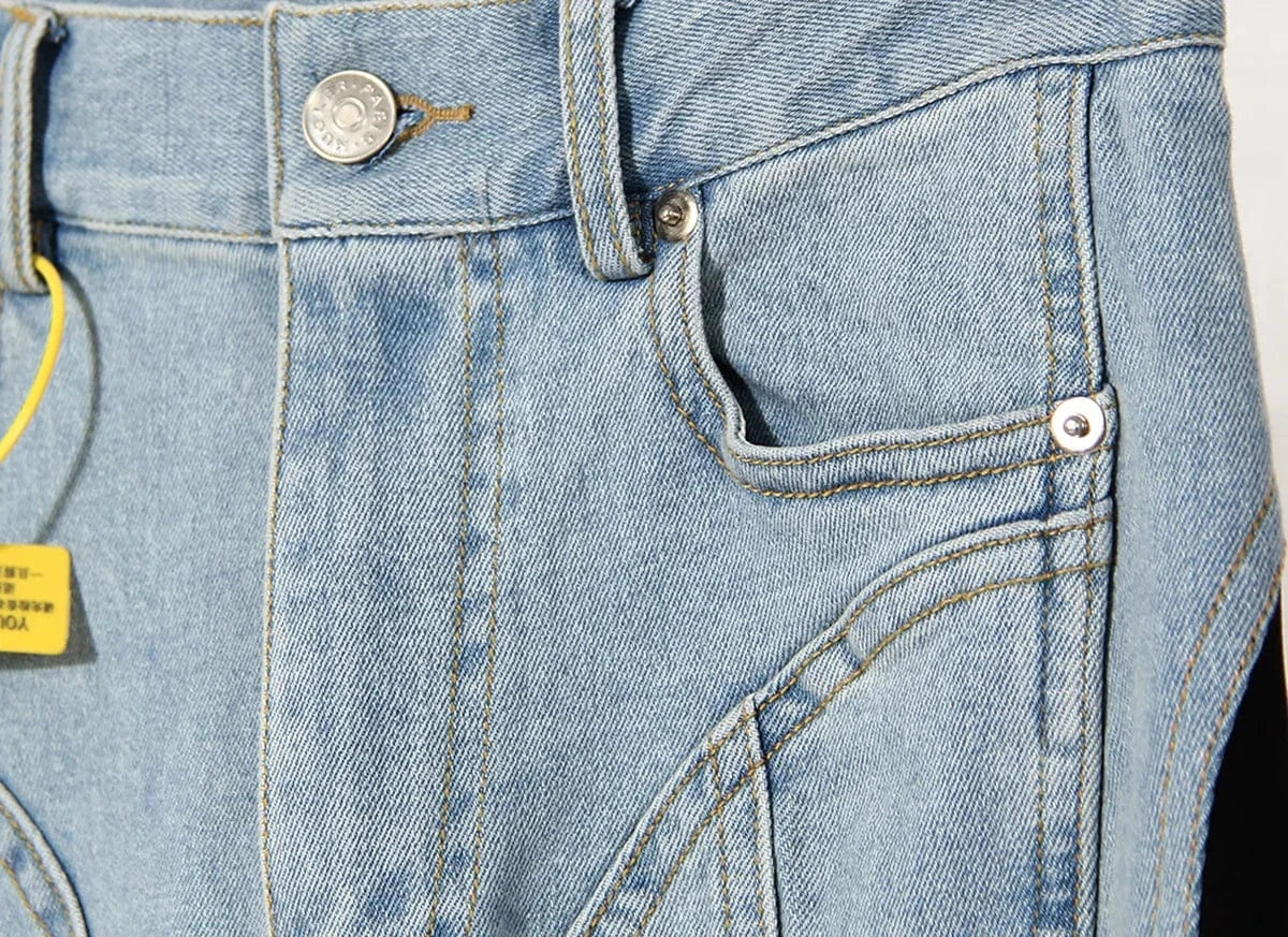 New arrivals 2024 boutique stylish fashion stretchy patchwork denim women's jeans pants