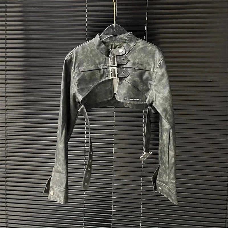 New arrivals boutique casual trendy popular usa clothing leather two piece skirt set