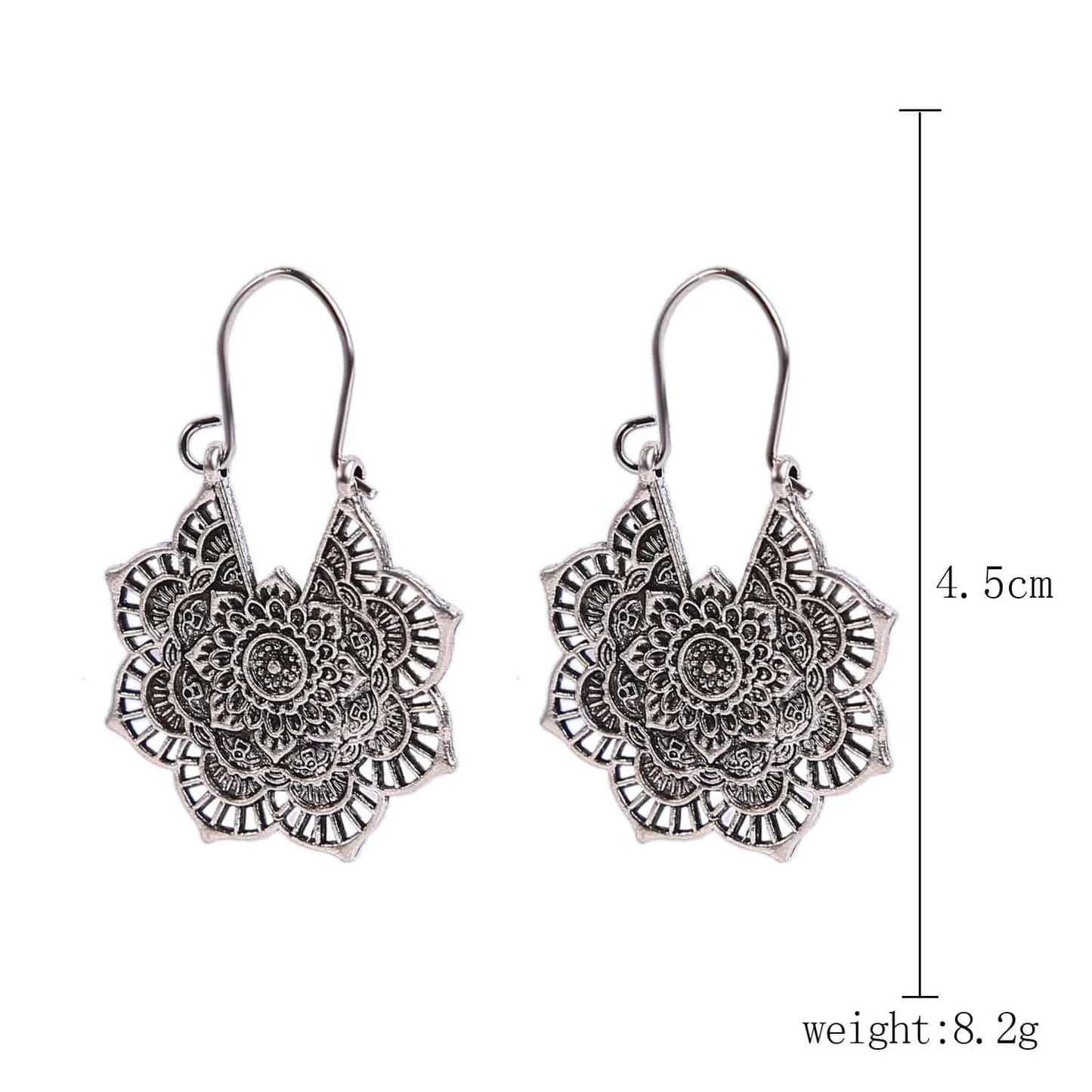 New Arrivals Retro Bohemian Turquoise Stone tribal earrings Vintage Drop Earrings Long Boho Earrings Jewelry for Women Gifts