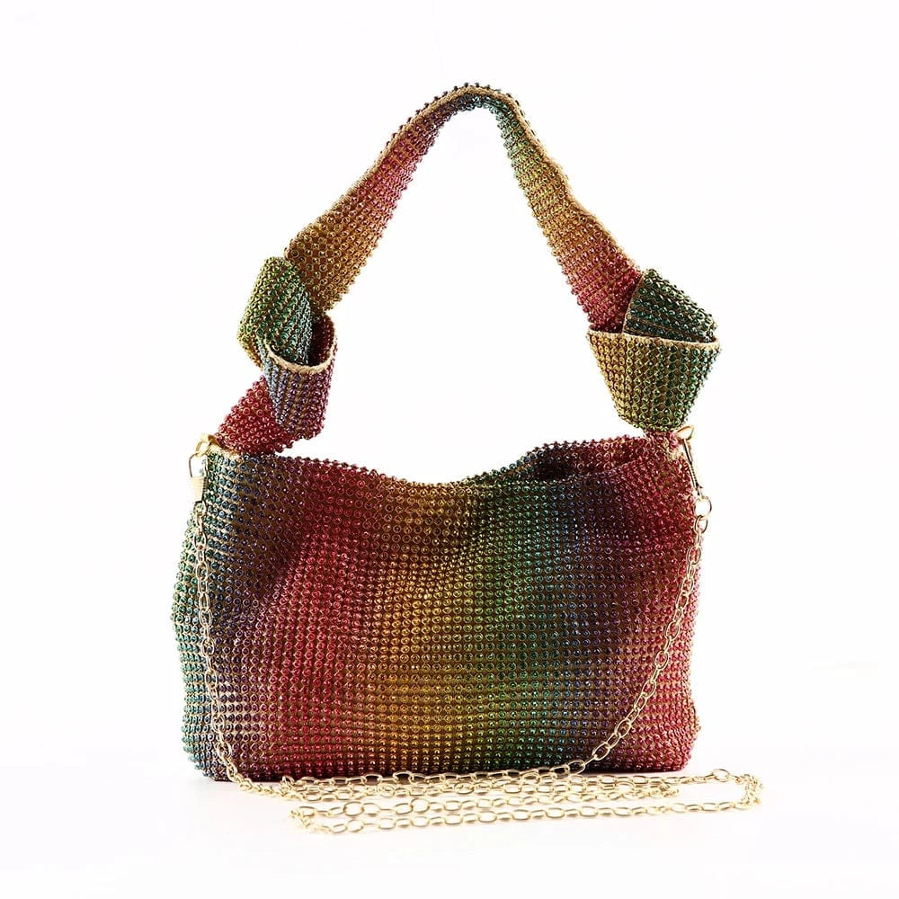 New Crystal Women Clutch Evening Bag Portable Clutches Ins Celebrity Fashional Rhinestone Handbags For Party